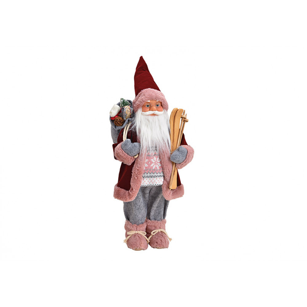 Santa Claus v červenom kabáte 46cm