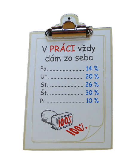 100% týždeň v práci