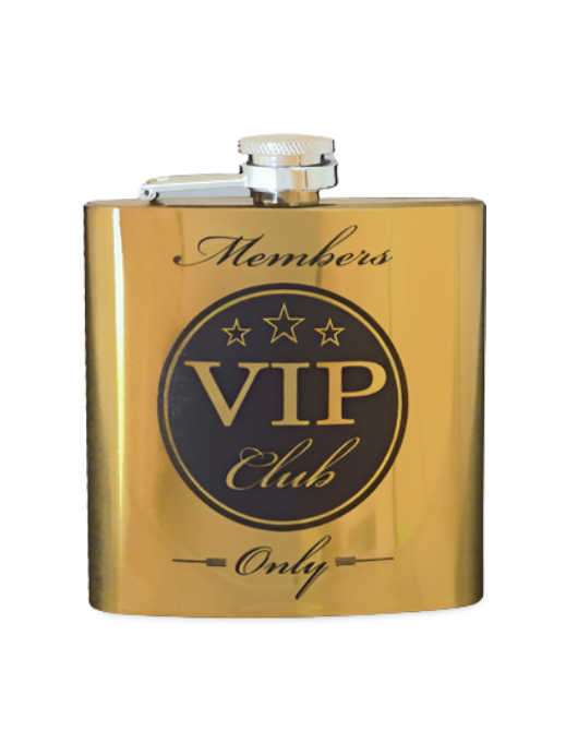 Ploskačka VIP club zlatá 180ml
