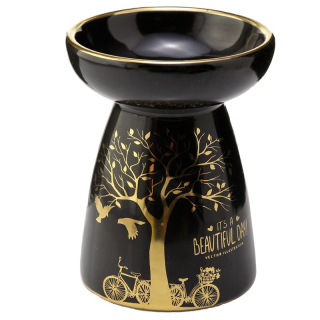Aróma lampa čierna Eden Metallic Gold Tree 11,5x9cm