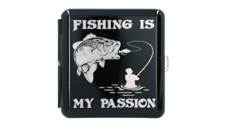 Tabatierka fishing is my passion - cigaretové púzdro pre rybára