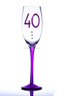 Narodeninový pohár "40"pk